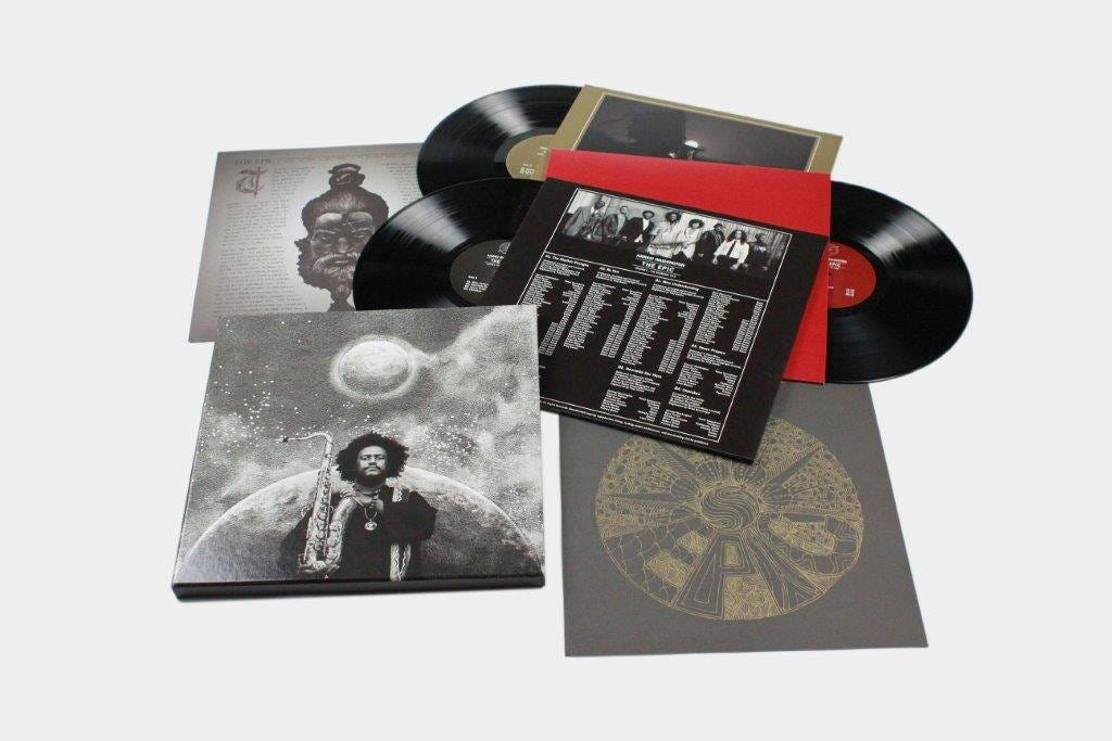 spread out packshot of Kamasi Washington's The Epic as 3LP set