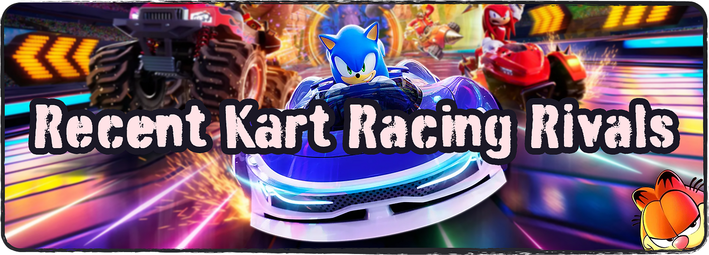 A header image showing the Kart racing section!