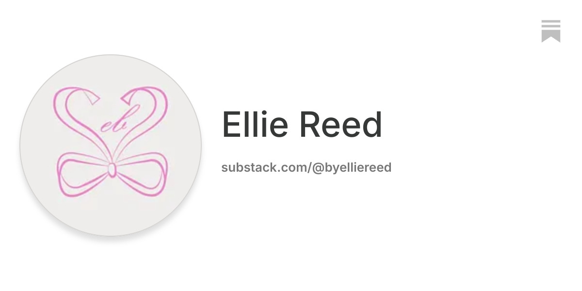 Ellie Reed | Substack