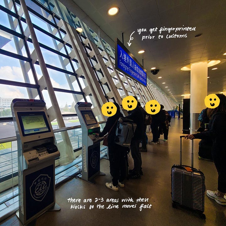 Customs & fingerprinting kiosks