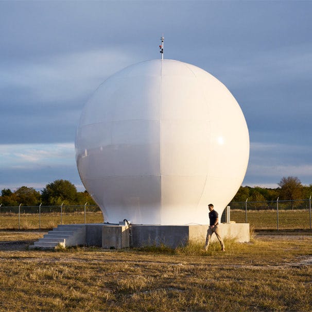 Globalstar 地面站外觀|來源:Apple Newsroom Globalstar 地面站外觀|來源:Apple Newsroom