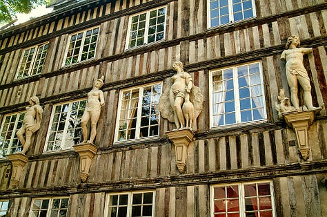 Rouen's historical center