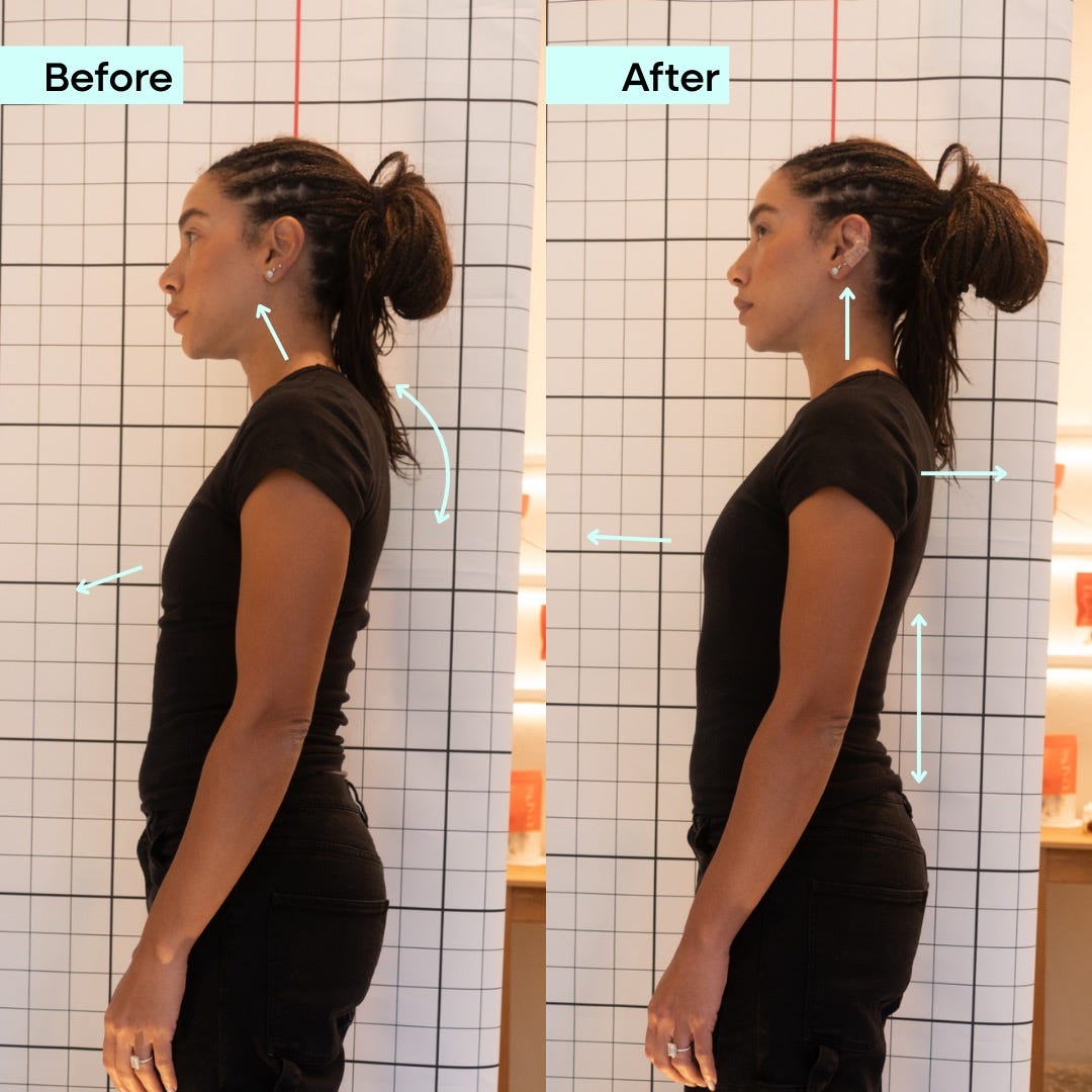 Ear seeding for better posture - by Hannah Bronfman
