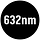 632nm
