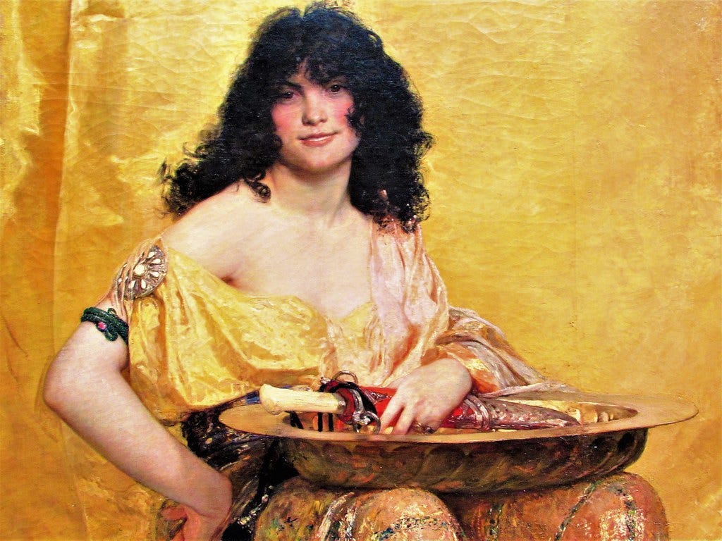Salome | Oil on canvas, 1870 by Henri Regnault. Seen at Metr… | Flickr