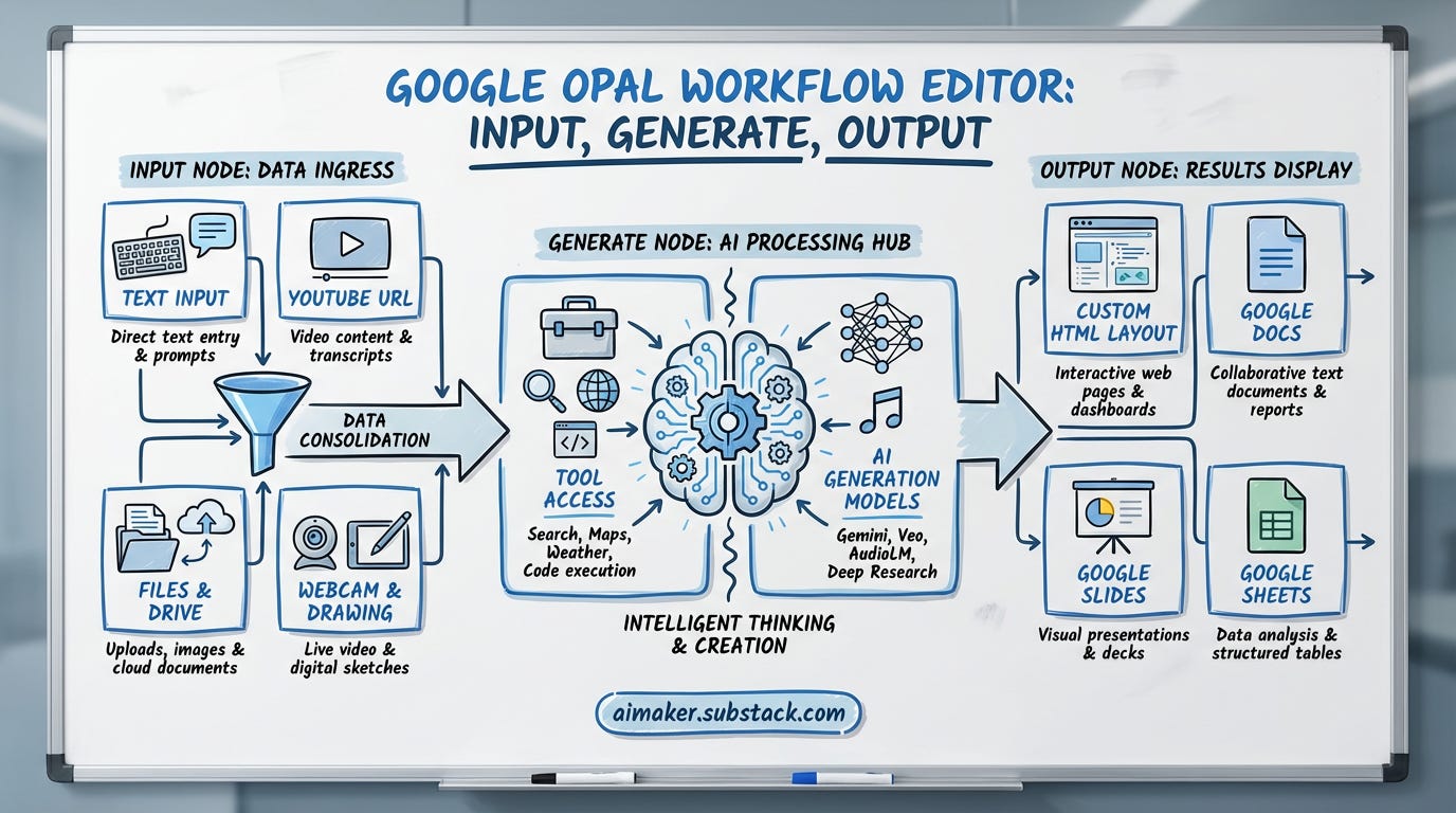 Google Opal Workflow Editor Google Opal Workflow Editor