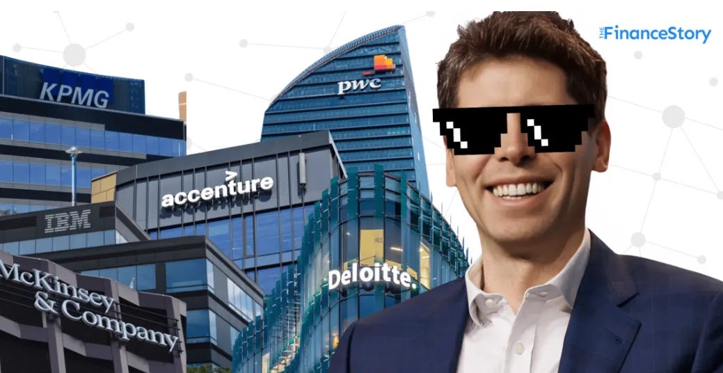 The AI Consulting Playbook: How OpenAI is building the Mckinsey of AI