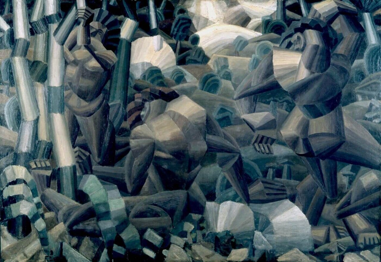 Fernand Leger, Nudes in the Forest, 1910 Fernand Leger, Nudes in the Forest, 1910
