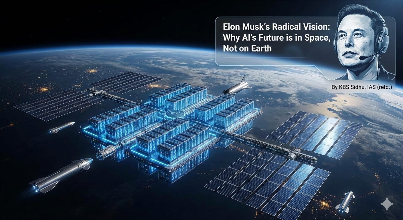 Elon Musk’s Radical Vision: Why AI’s Future is in Space, Not on Earth