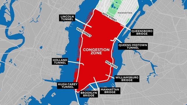 Congestion pricing in NYC: Map, questions and answers - CBS New York Congestion pricing in NYC: Map, questions and answers - CBS New York