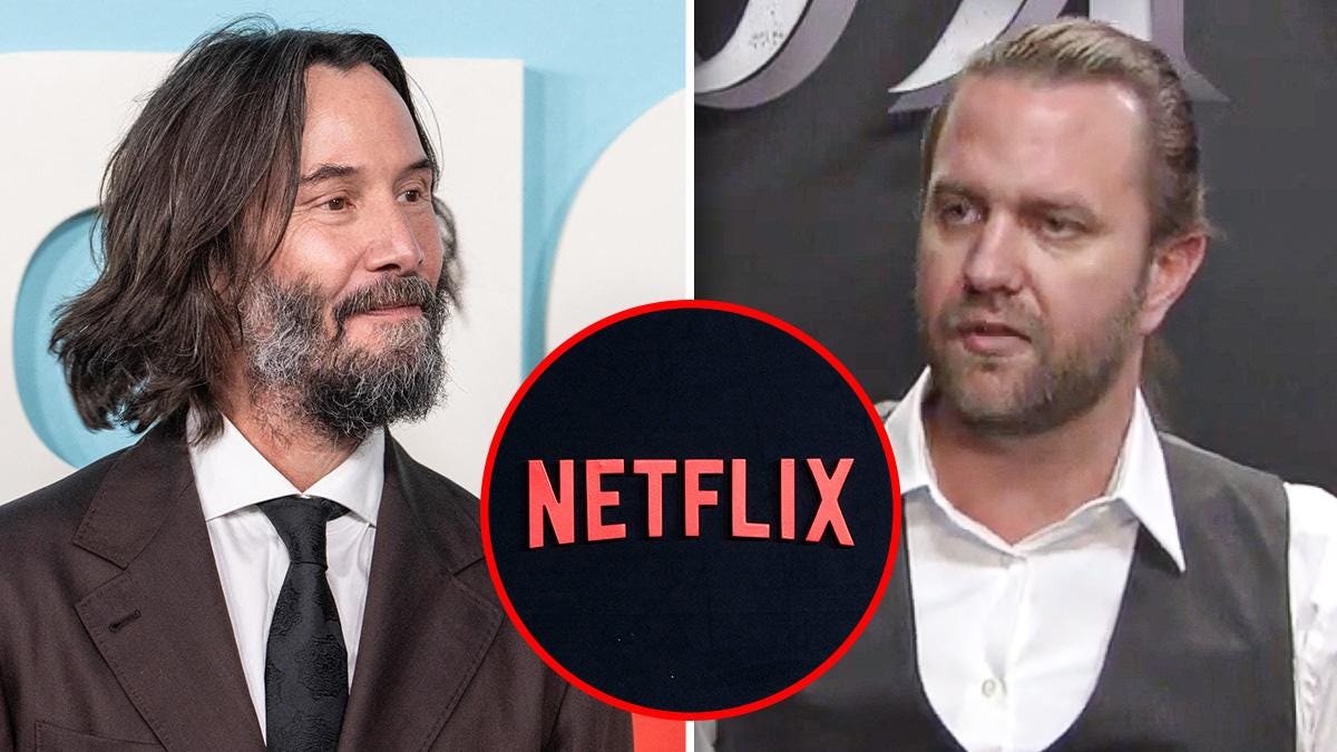 Keanu Reeves and Carl RInsch Keanu Reeves and Carl RInsch