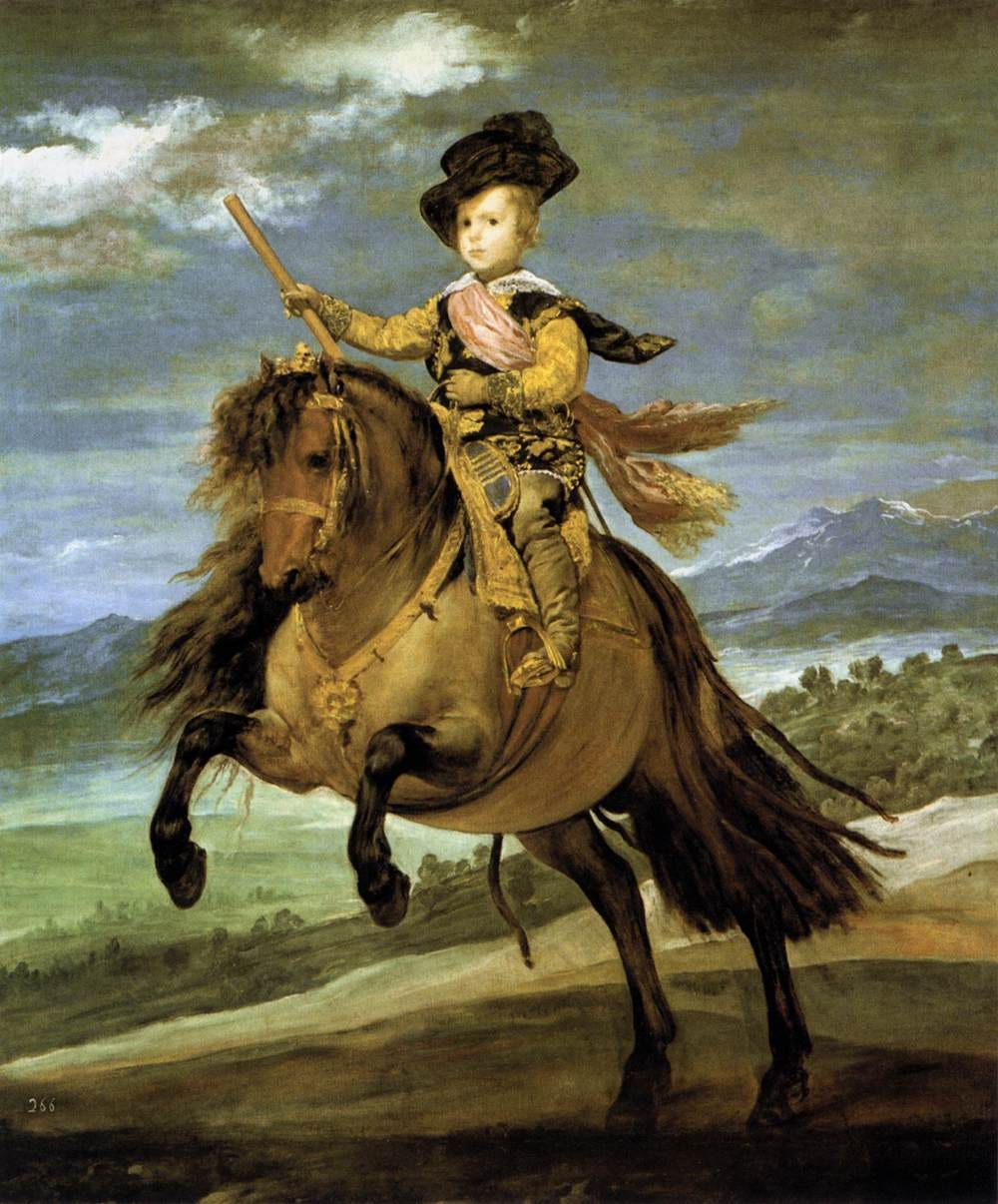 Diego Velazquez, Prince Baltasar Carlos on Horseback, 1635 Diego Velazquez, Prince Baltasar Carlos on Horseback, 1635