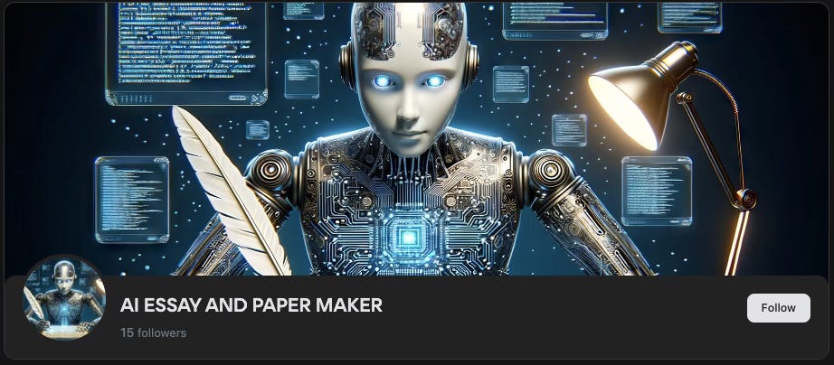 One of the VK page that has posted about EditaPaper, featuring a cover image of a robot holding a quill. One of the VK page that has posted about EditaPaper, featuring a cover image of a robot holding a quill.