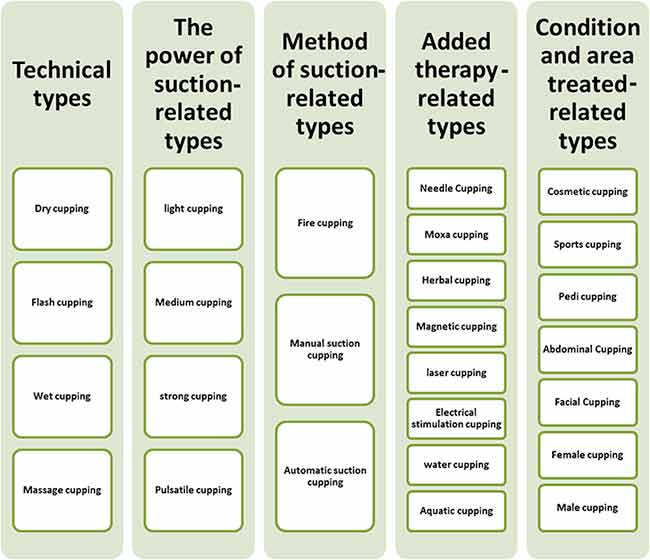 different methods of cupping