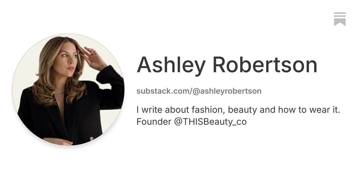 Ashley Robertson | Substack