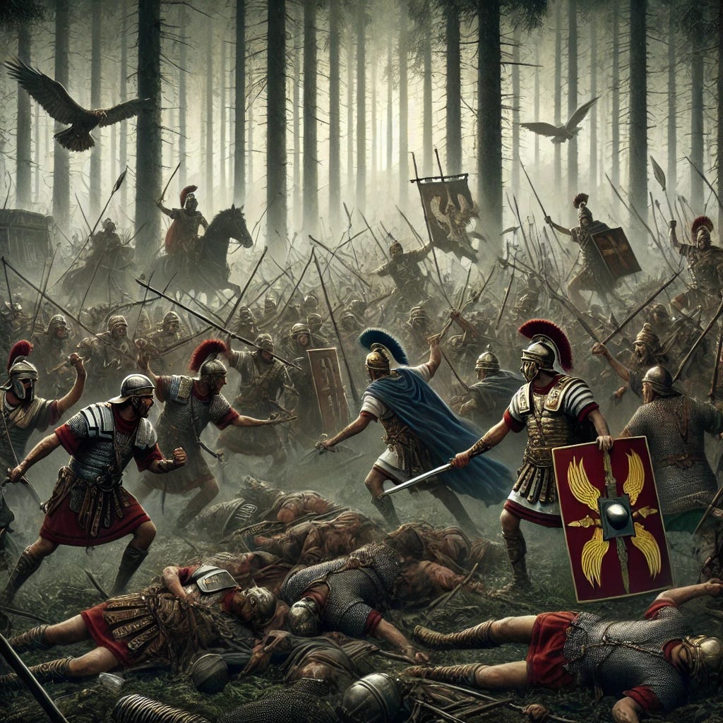 Derrotas Devastadoras de las Legiones Romanas, image size:1024x1024