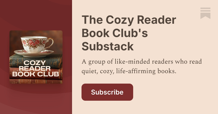 Substack Code Book The Cozy Reader Book Club's Substack | Substack