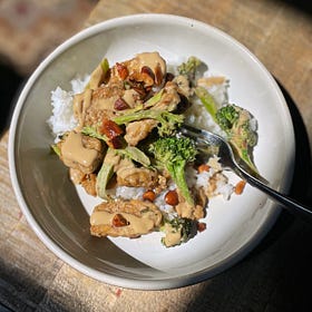 Tahini Tempeh with Broccoli