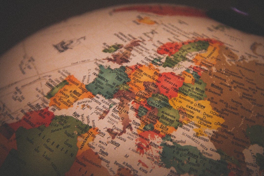 white red and green map white red and green map