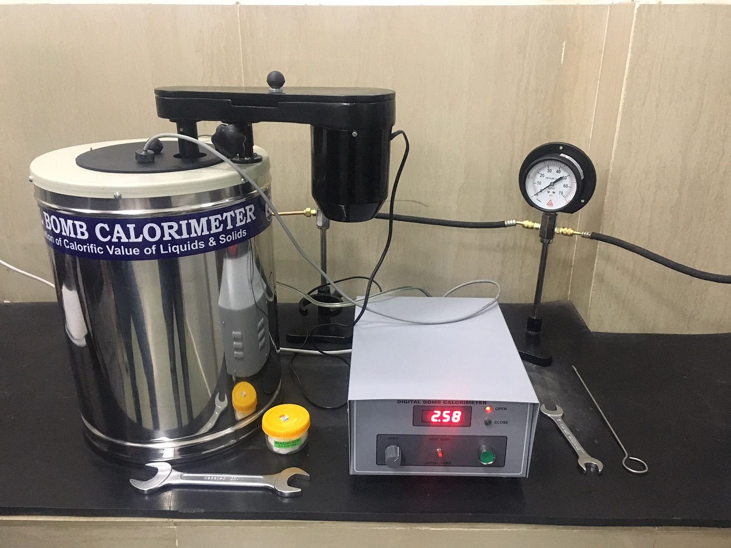 Digital Bomb Calorimeter at best price in New Delhi by J. S. Enterprises | ID: 11799507955 Digital Bomb Calorimeter at best price in New Delhi by J. S. Enterprises | ID: 11799507955
