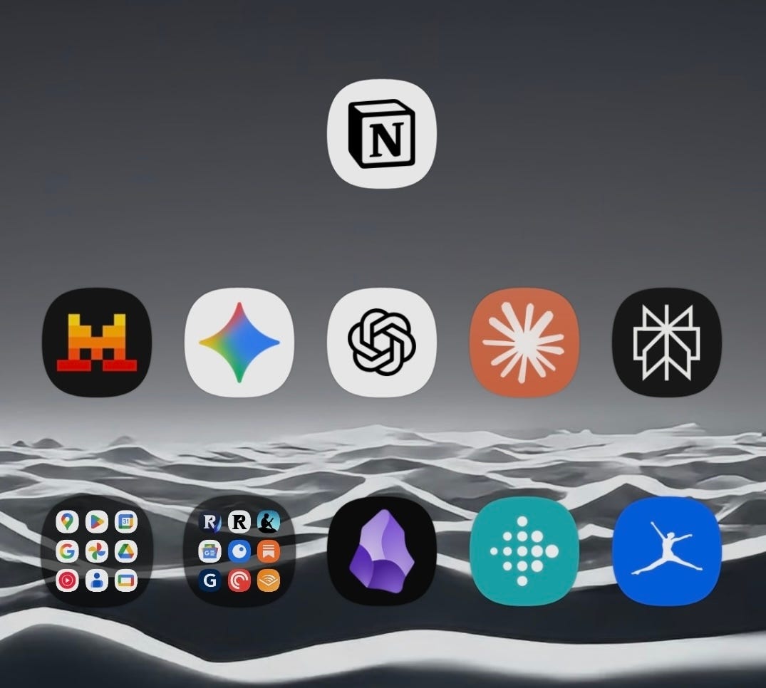 Le Chat on home screen