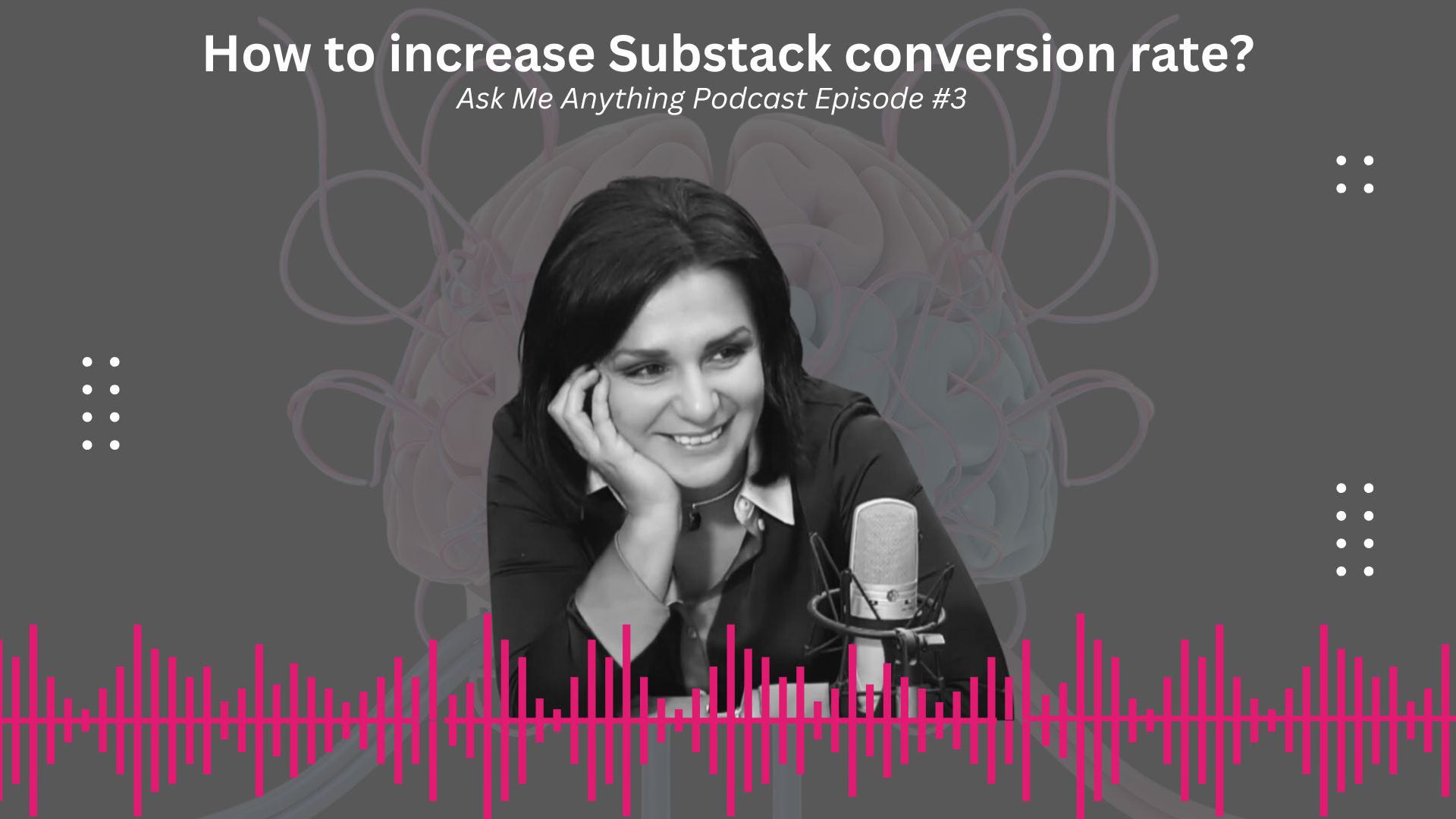 How to increase Substack conversion rate - Yana GY AMA podcast episode 3