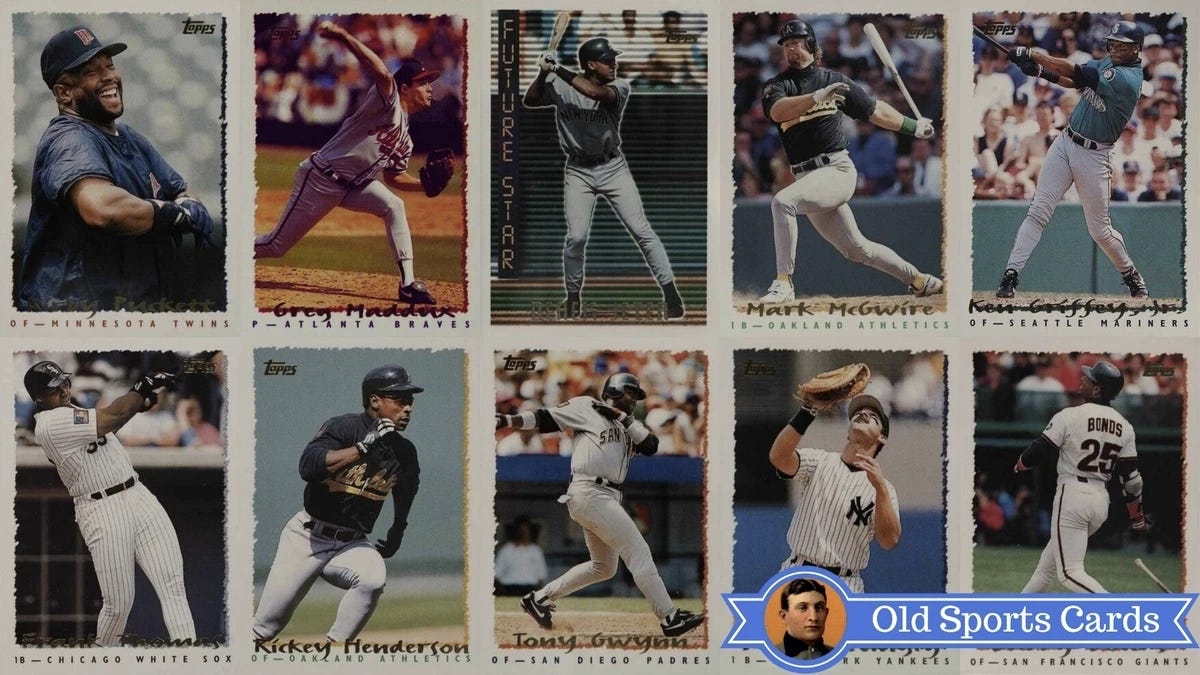 15 Most Valuable 1995 Topps Baseball Cards - Old Sports Cards