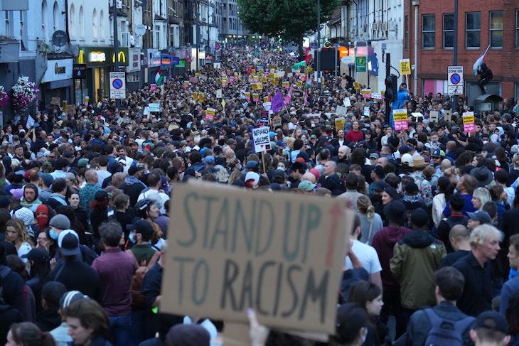 Anti-fascist' demonstrators have a troubling blind spot | The Spectator