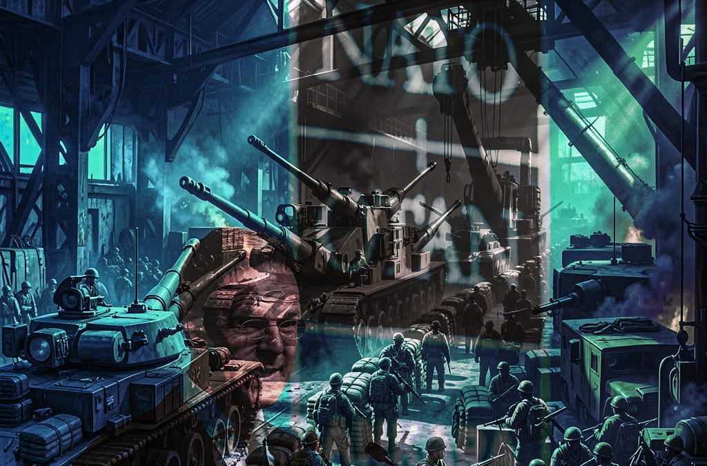 NATO's armament is a direct threat to societal well-being. S-G Rutte must know it, but continues to deceive the public.