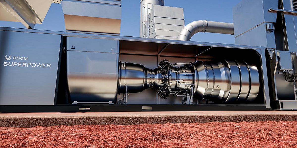 Supersonic Jet Engine to Power Data Centers