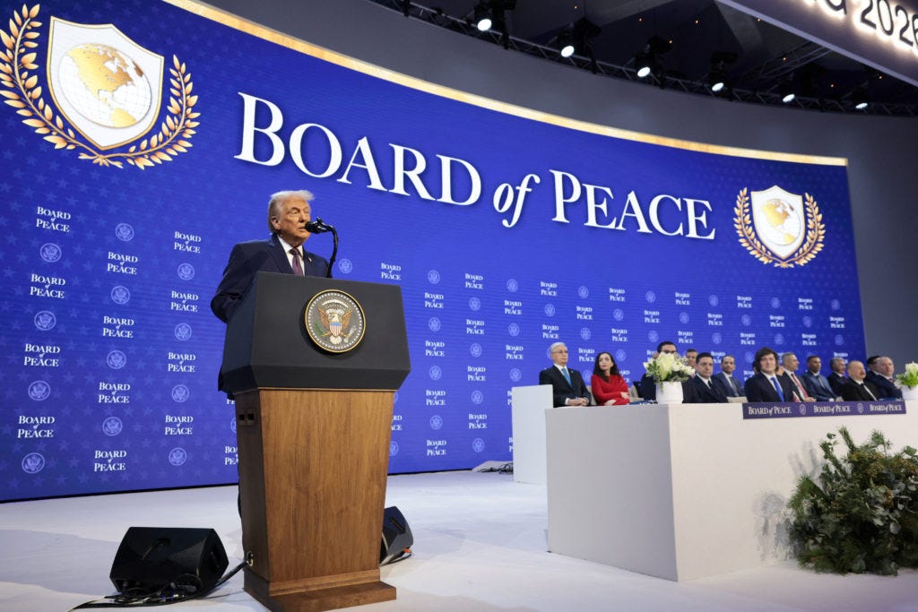 Trump to hold first Board of Peace meeting this month in Washington | PBS News Trump to hold first Board of Peace meeting this month in Washington | PBS News