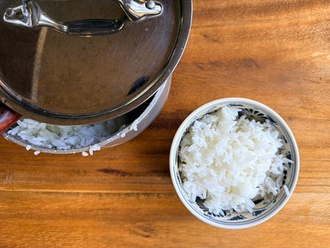cooking jasmine rice