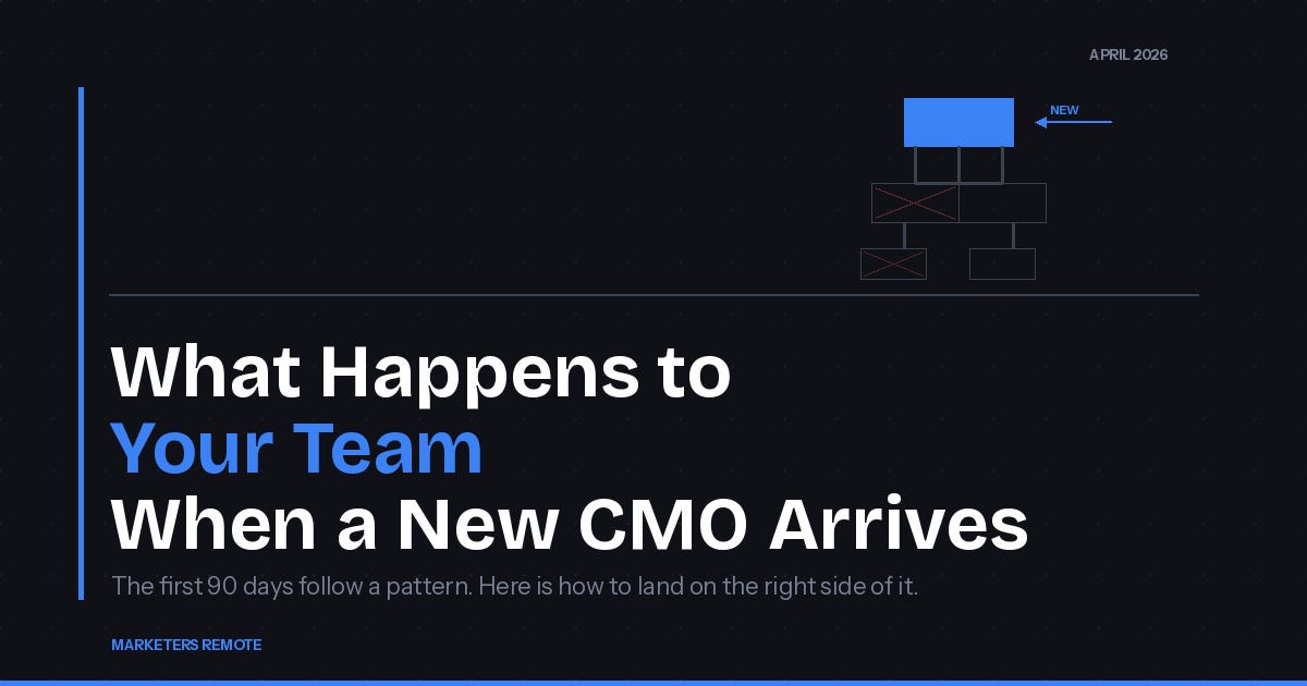 What Happens to Your Team When a New CMO Arrives