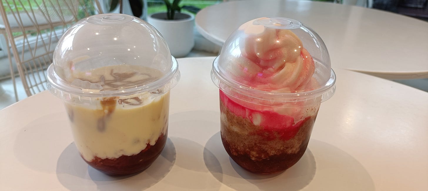 Photo of Warm Berry Mama Crumble and Frozen Berry Mama Crumble to Go