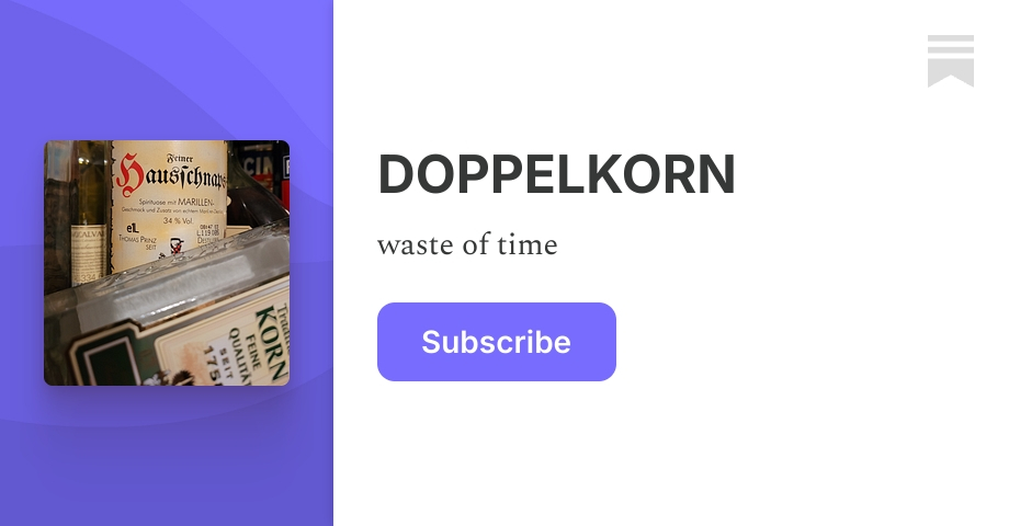 DOPPELKORN | Mark | Substack