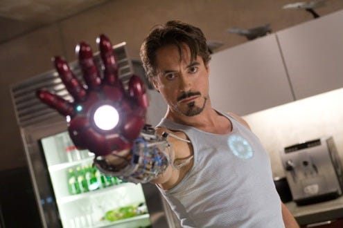 Iron Man movie image Robert Downey Jr as Tony Stark