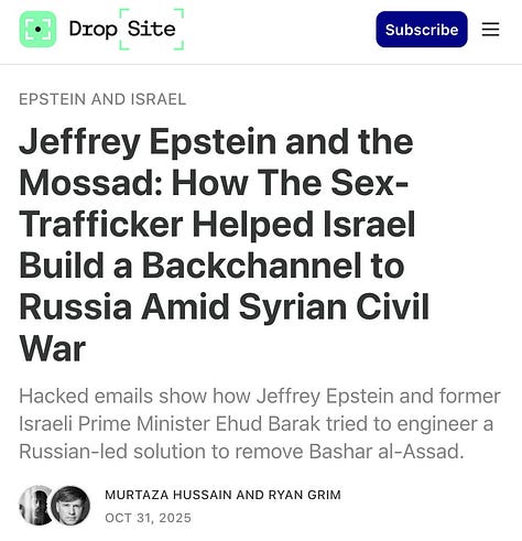  DropSite News Epstein Expose Series