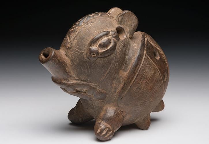 Four hole ocarina, quadruped