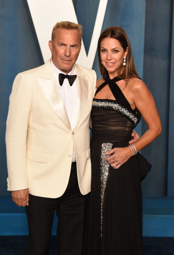 Kevin Costner and Christine Baumgartner