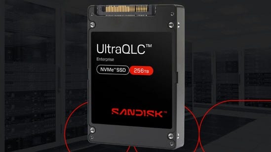 This is the SanDisk UltraQLC 256TB NVMe SSD(SanDisk )