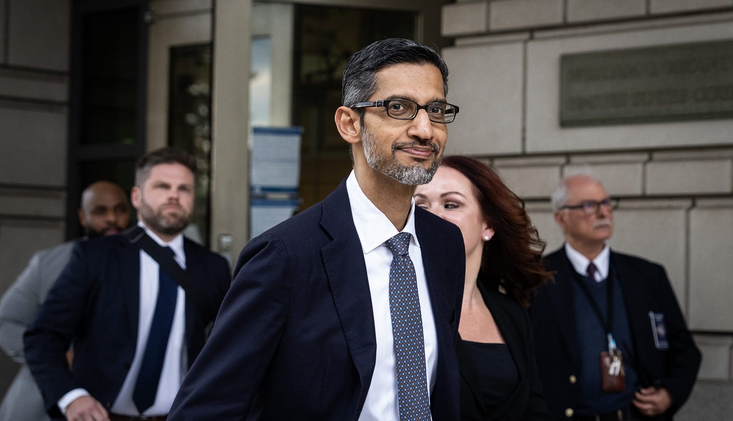 Federal judge orders Google to end exclusive search distribution deals, but  won't force Google to se | Fortune