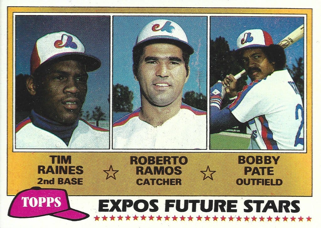 1981 Topps Montreal Expos Future Stars | Richard Bartlaga | Flickr