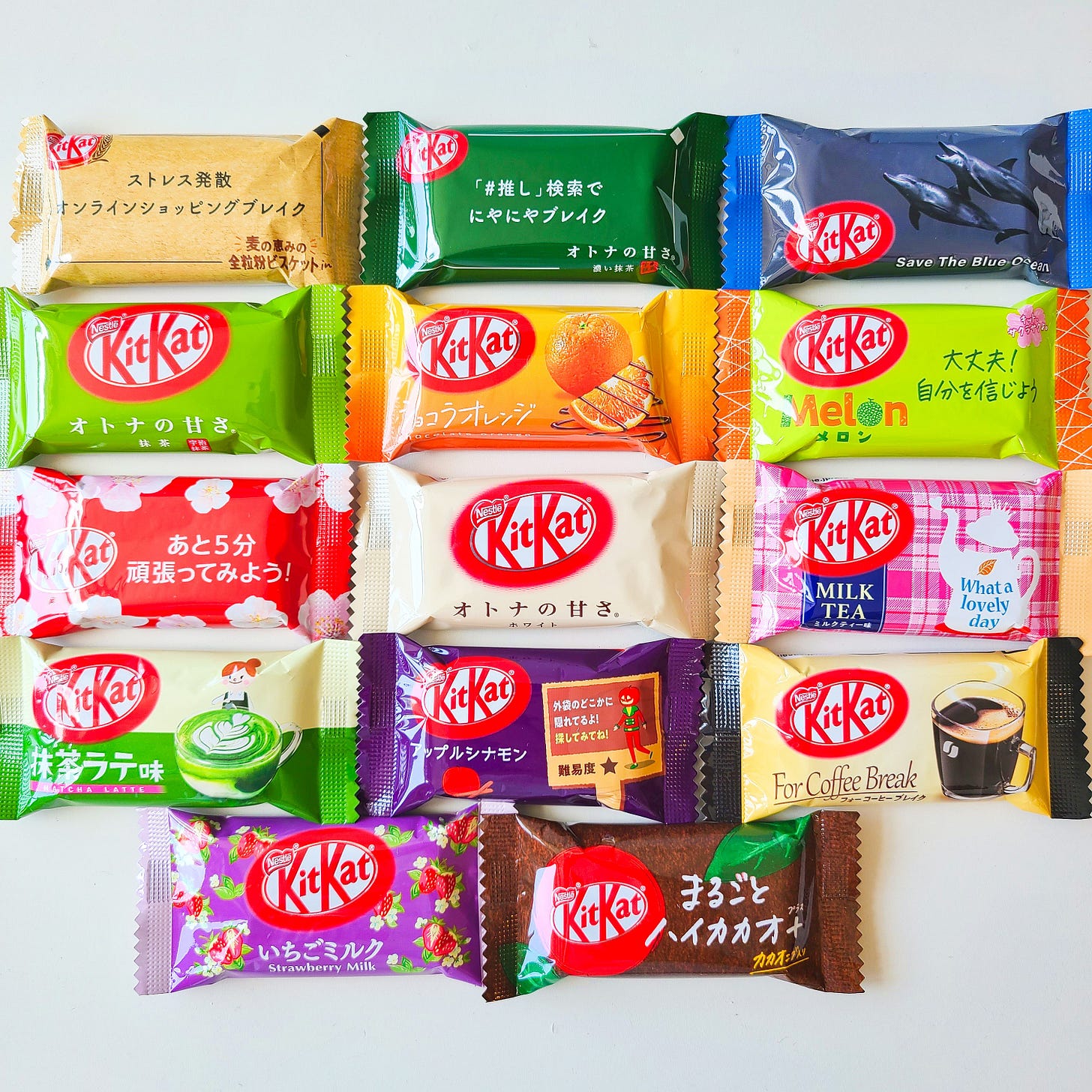 Japanese Kit Kat 10 Mini Bars Unique Exotic Rare Flavors - Etsy