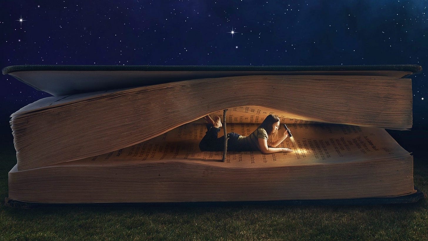 Reading under the Stars by Kevin Carden