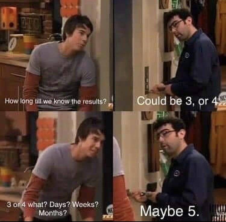 how long does it take meme