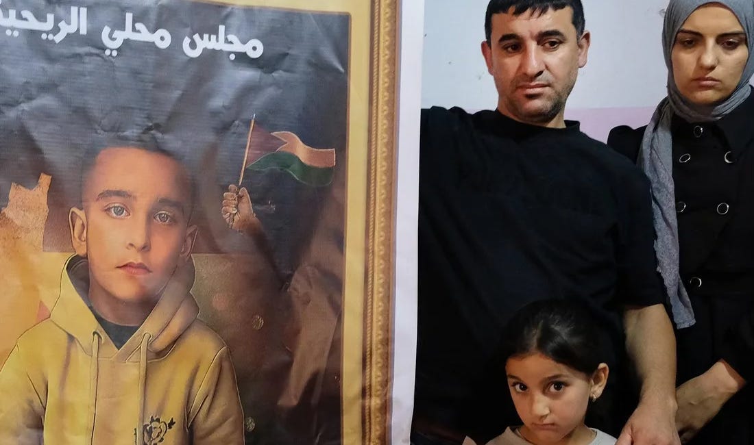 🕊️ An Israeli Soldier Knelt, Aimed, and Killed a 9-Year-Old Palestinian Boy in the West Bank. Then Celebrated.