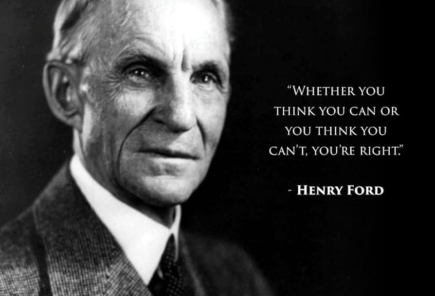 WeSellPhotos Henry Ford Whether You Think You can or Think You Can't,  You're Right Quote 13x19 Poster