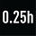 0.25h