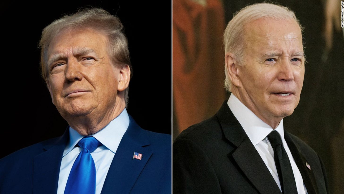 Biden says Trump supported an insurrection but courts should decide if that disqualifies him from presidency | CNN Politics Biden says Trump supported an insurrection but courts should decide if that disqualifies him from presidency | CNN Politics