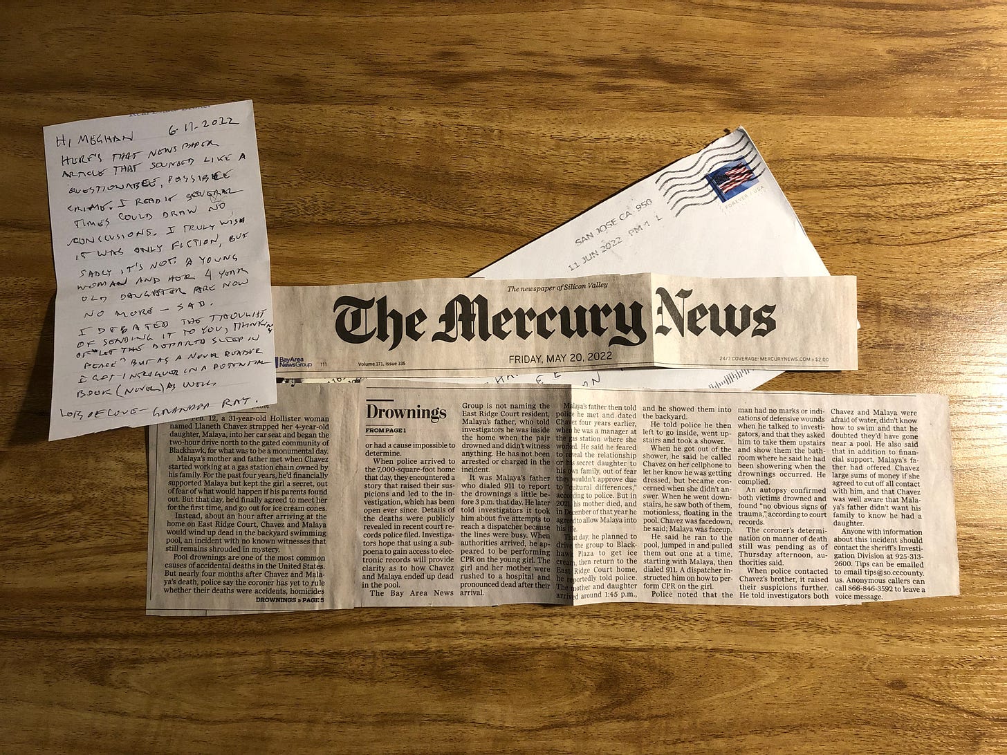 Clippings from The Mercury News